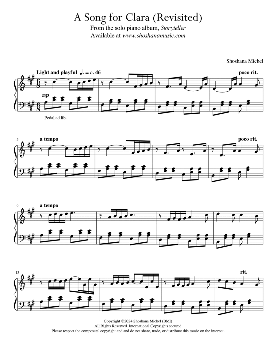 A Song for Clara (Revisited)