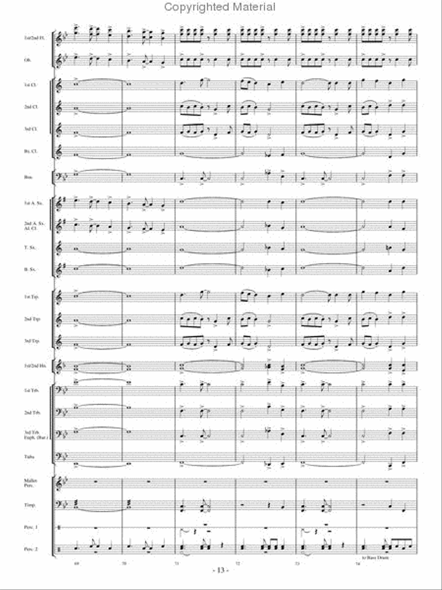 From Heartland to Heaven From Heartland to Heaven Concert Band scores gallery preview page 12