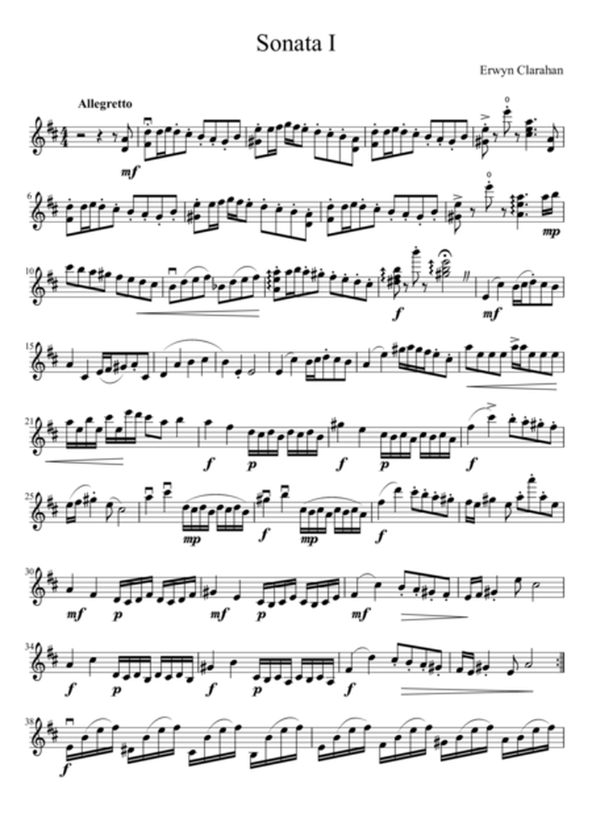 Sonata 1 in D major image number null