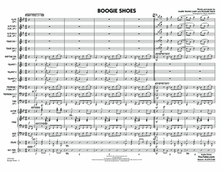 Boogie Shoes - Conductor Score (Full Score)