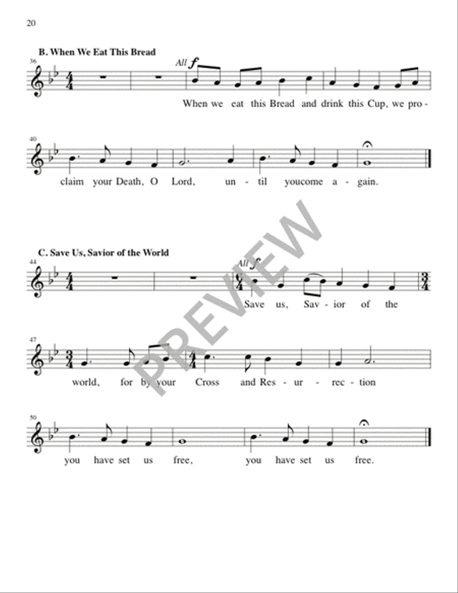 Eucharistic Prayer III with Additional Prefaces for 