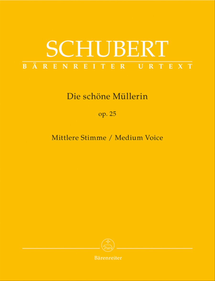Die schone Mullerin, Op. 25 D 795 Medium Voice scores gallery preview page 1