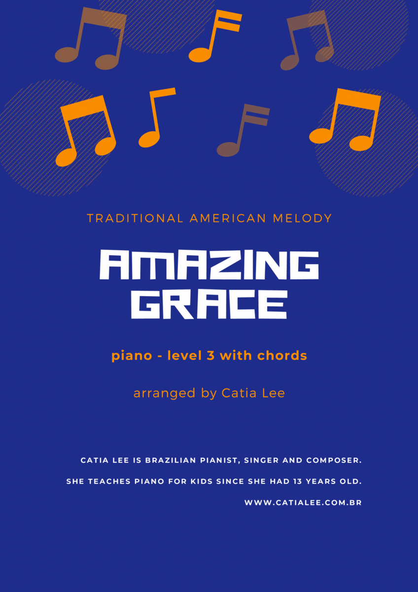 Amazing Grace - Piano Solo - Intermediate - With Chords image number null