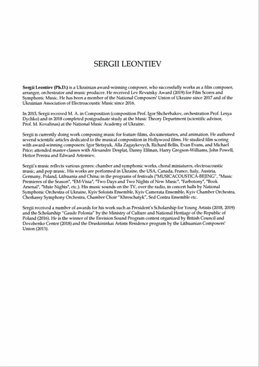 Melodies from Winter Forests B-Flat Clarinet scores gallery preview page 2