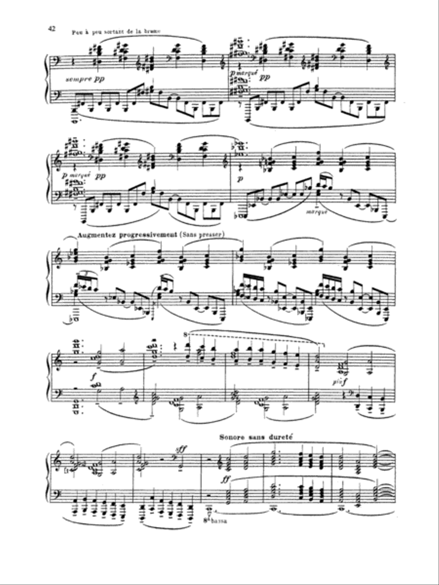 Debussy: Preludes (Volume I) Piano Solo scores gallery preview page 2
