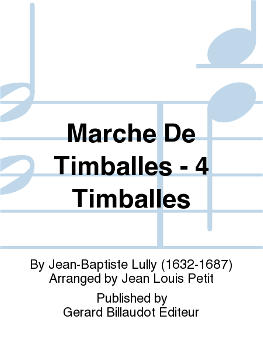 Marche De Timballes Percussion scores gallery preview page 1