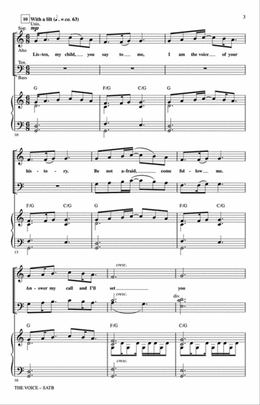 The Voice Choir scores gallery preview page 3