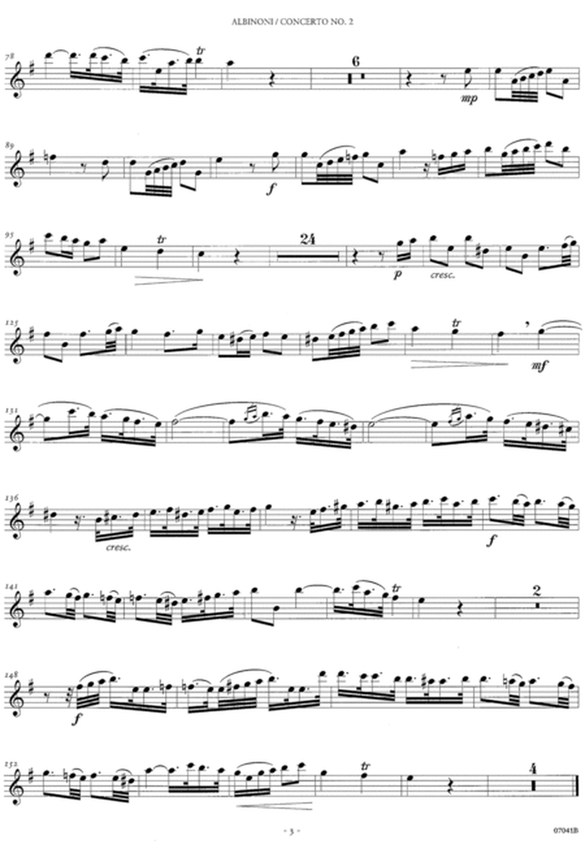 Concerto in D Minor Op. 9, No. 2