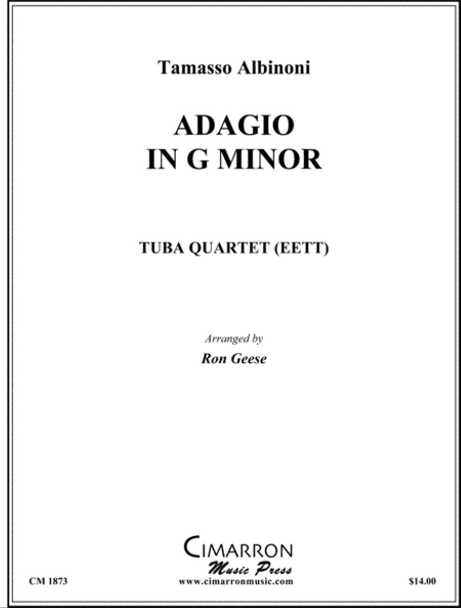 Adagio in g minor EETT scores gallery preview page 1