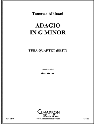Book cover for Adagio in g minor