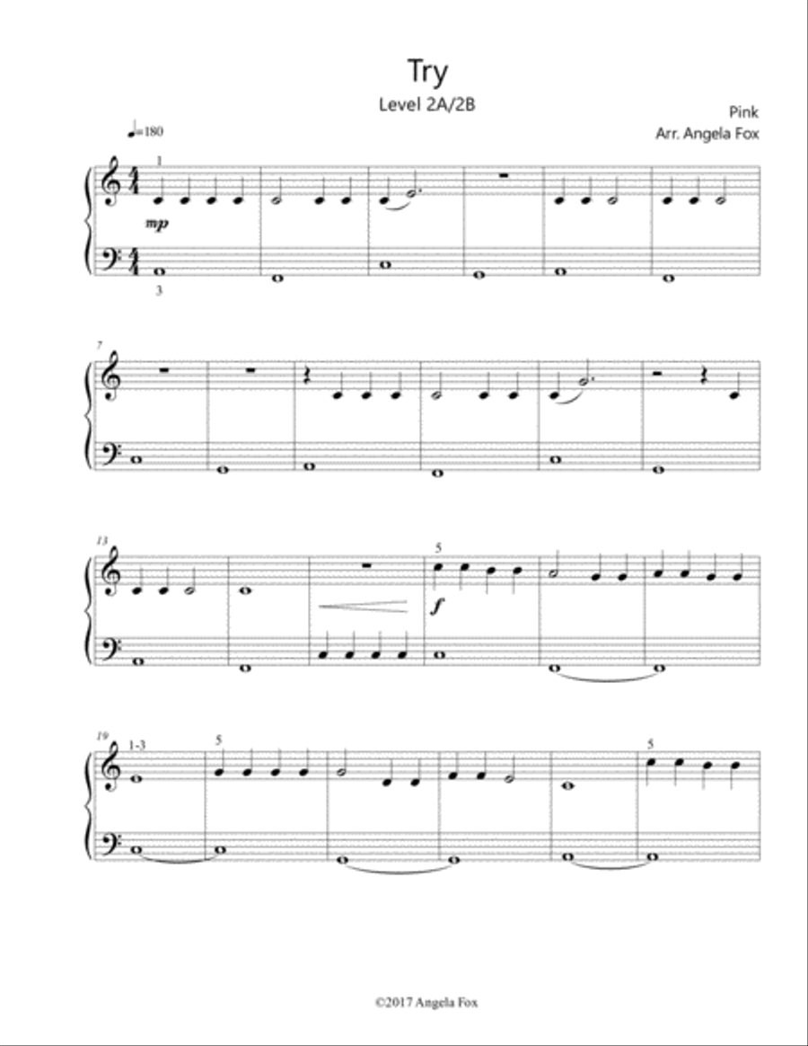 Try Easy Piano scores gallery preview page 2