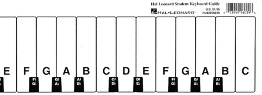 Hal Leonard Student Keyboard Guide (Toetsenkaart)