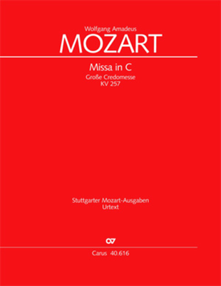 Book cover for Mass in C Major
