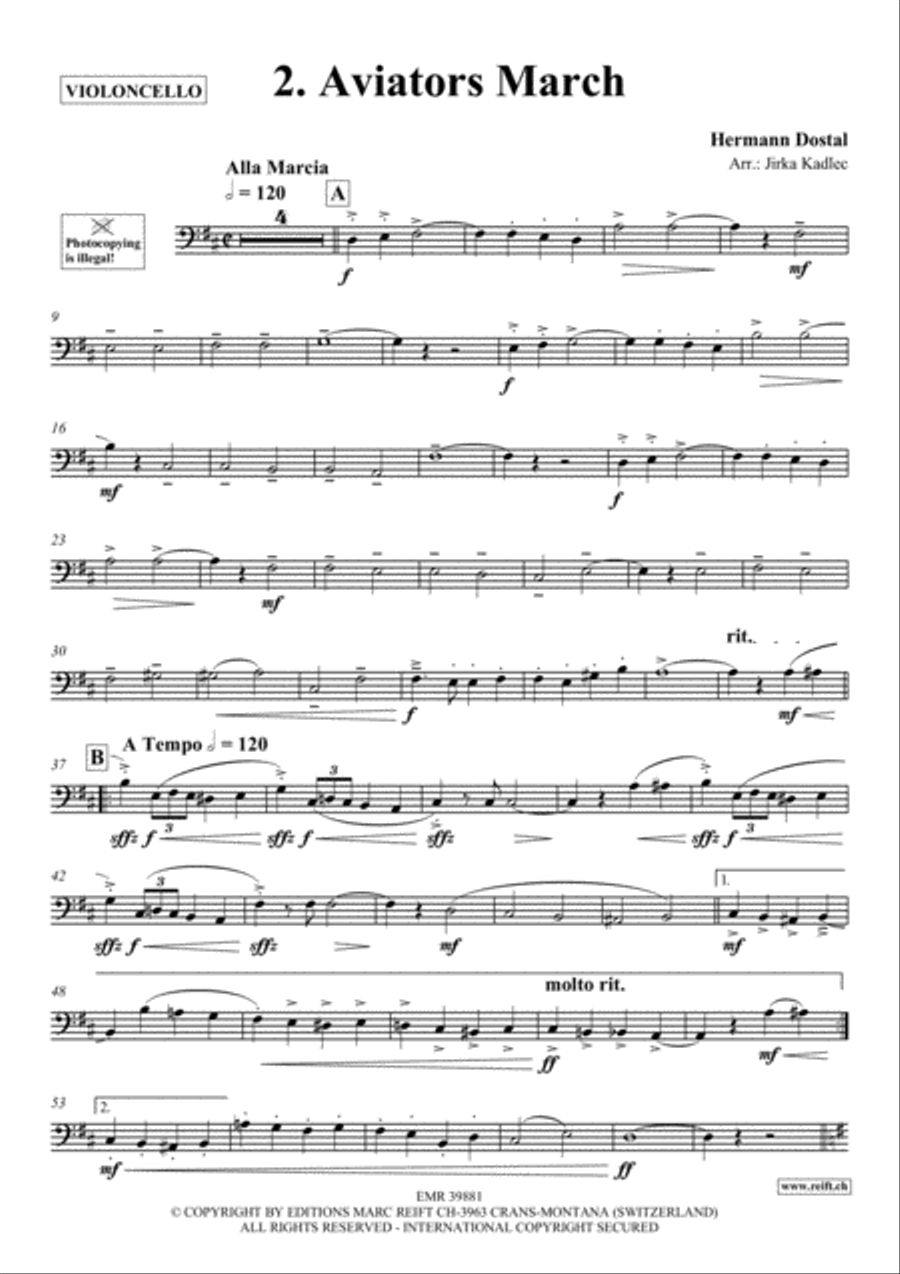 10 Greatest Famous Marches Piano Accompaniment scores gallery preview page 3