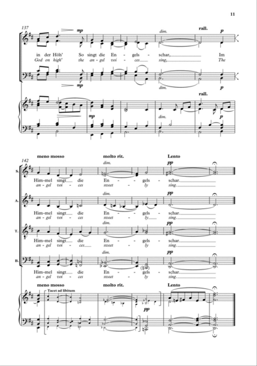 All Himmelsglocken (All bells in paradise) 4-Part scores gallery preview page 4