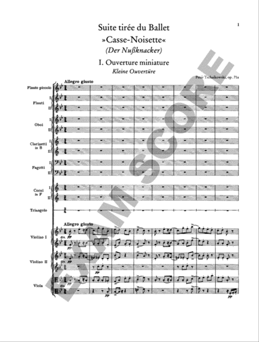 NUTCRACKER BALLET, THE: Suite No. 1, Op. 71a Score scores gallery preview page 2