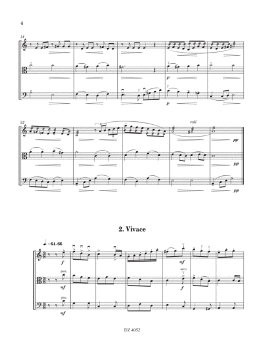 Quatre mouvements d'autrefois Cello scores gallery preview page 5