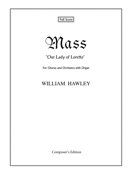 Mass ("Our Lady of Loretto") Full Score image number null