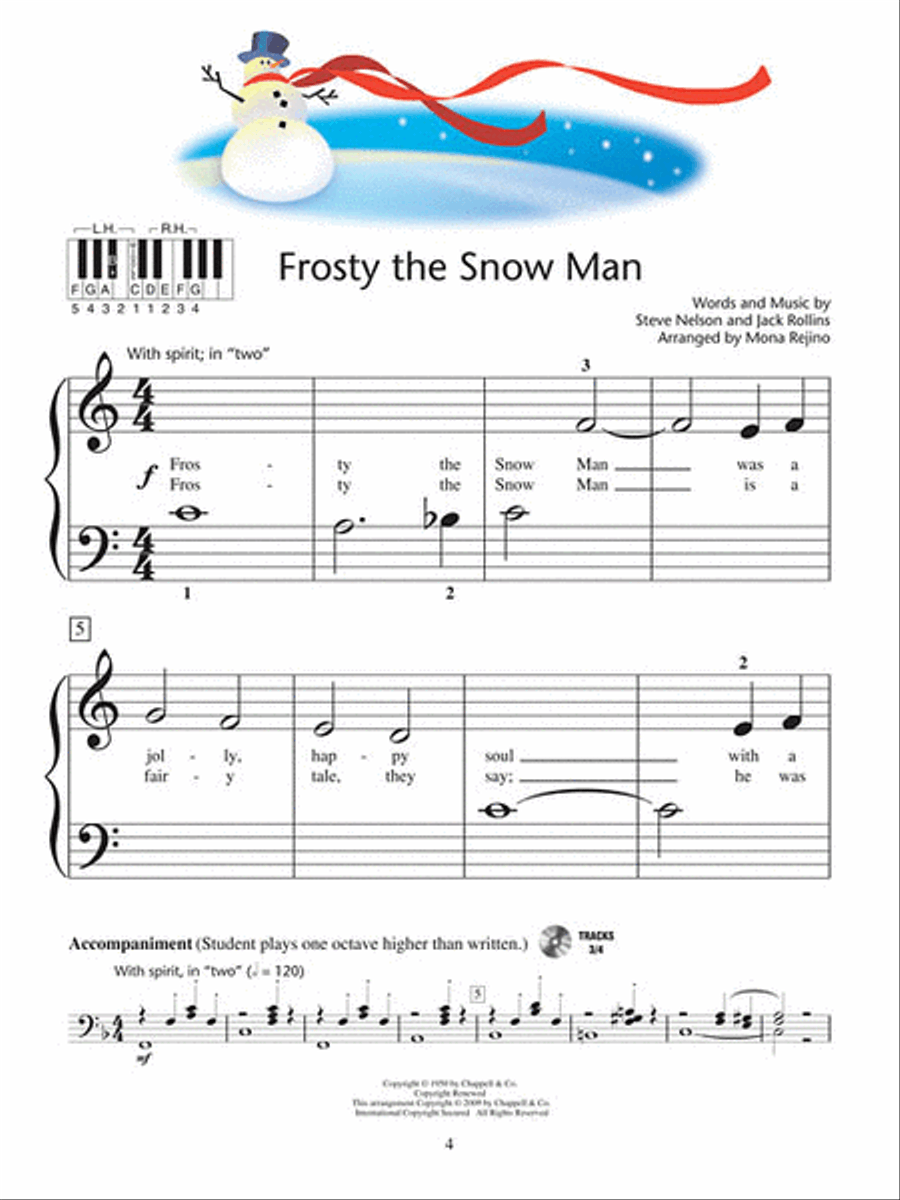 More Christmas Piano Solos - Level 1 Piano Method scores gallery preview page 4