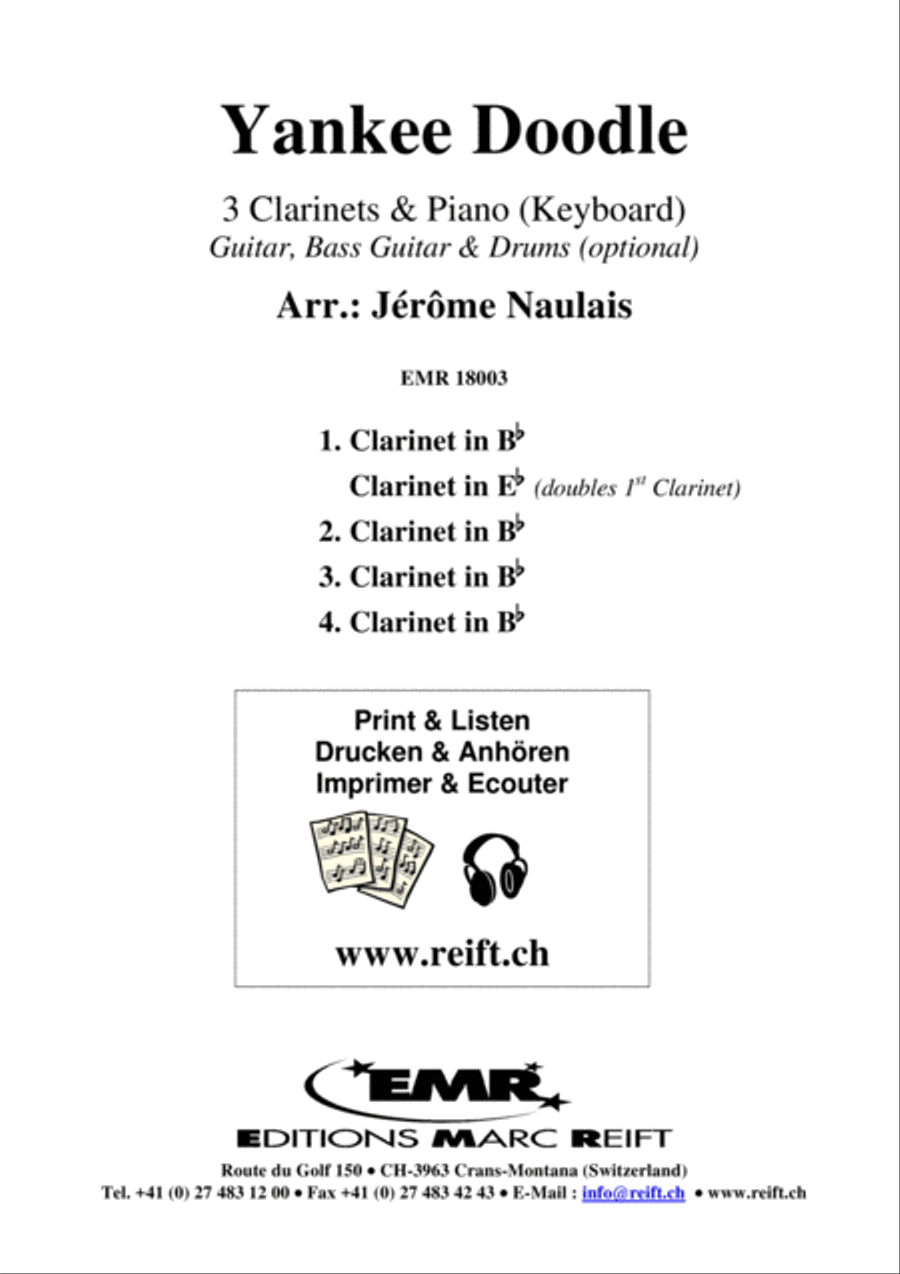 Yankee Doodle Clarinet scores gallery preview page 2