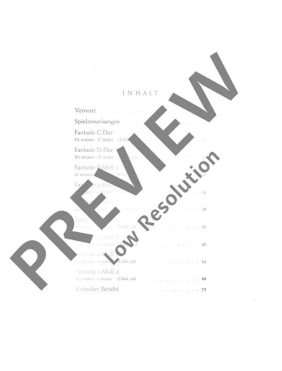 Fantasien Fantasien Piano Solo scores gallery preview page 6