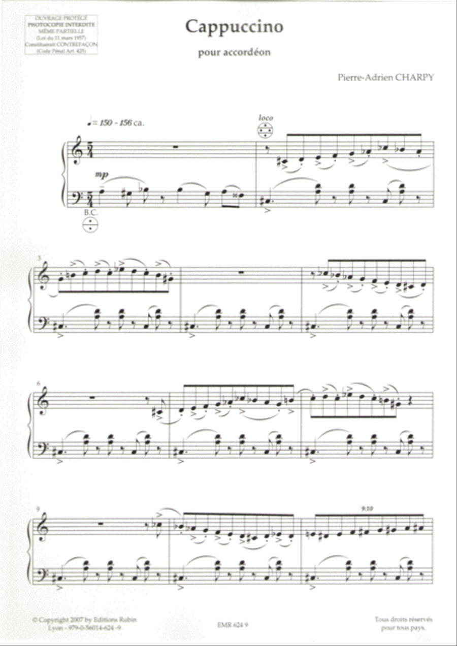 Cappuccino Accordion scores gallery preview page 2