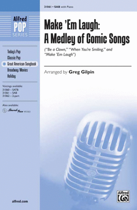 Book cover for Make 'Em Laugh: A Medley of Comic Songs