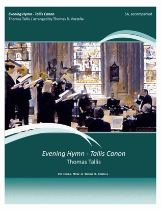 Book cover for Evening Hymn - Tallis Canon (SA)
