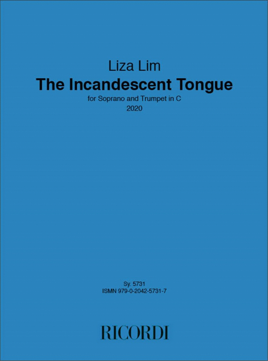 The Incandescent Tongue Soprano Voice scores gallery preview page 1