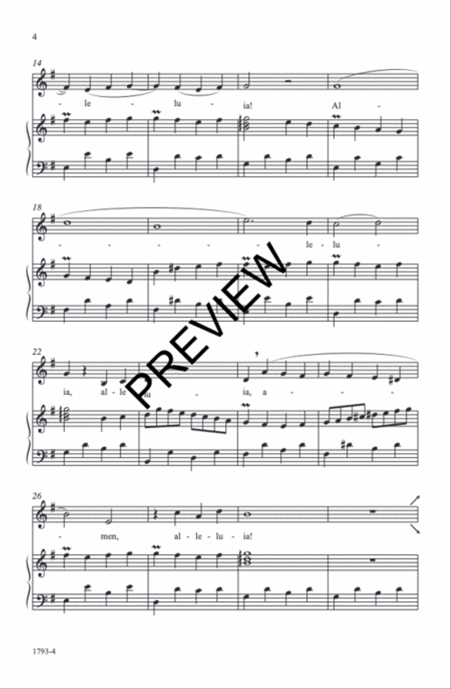 The Alleluia Canon SSA - Sheet Music page 4