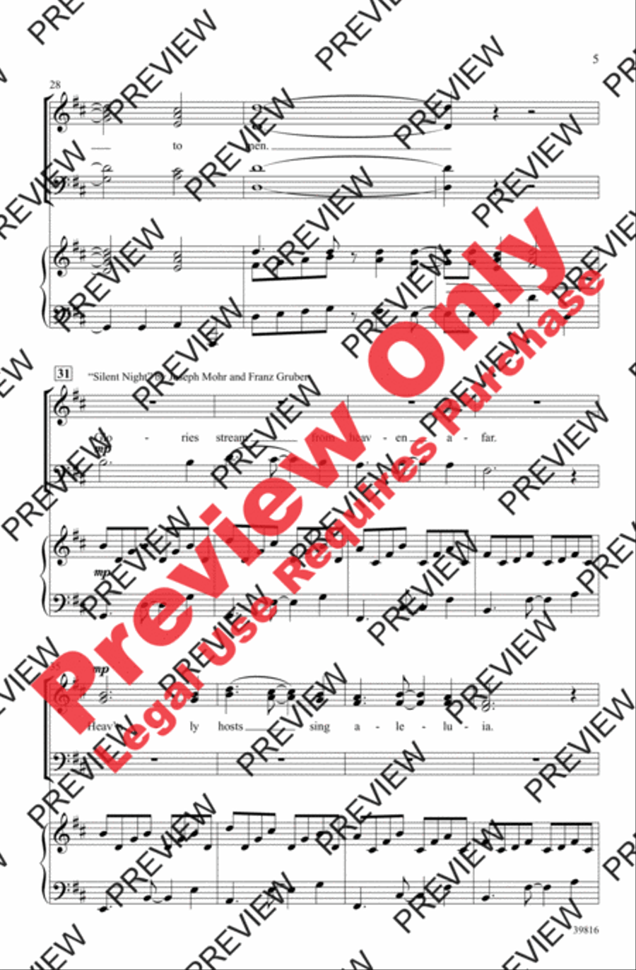 A Joyful Night - SoundTrax CD (CD only) Choir scores gallery preview page 5