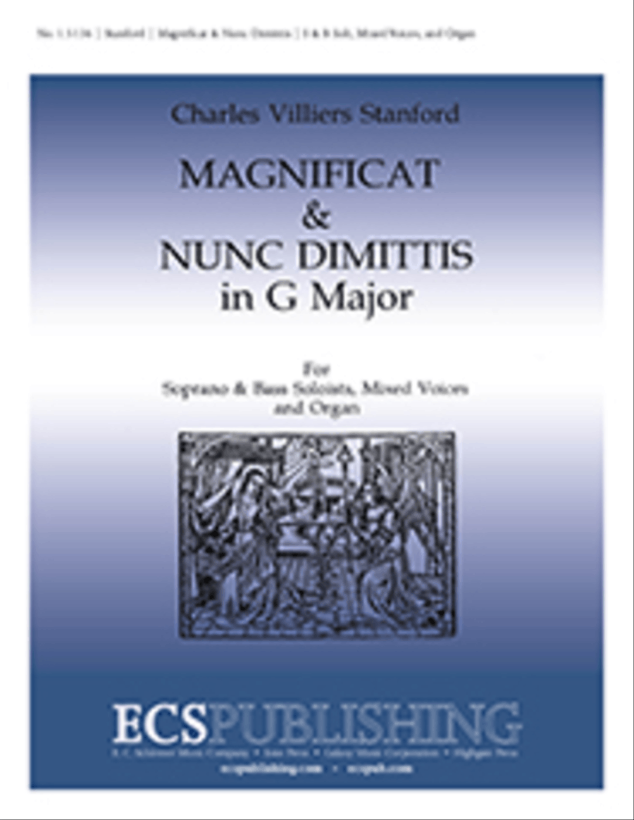 Magnificat & Nunc Dimittis in G 4-Part scores gallery preview page 1