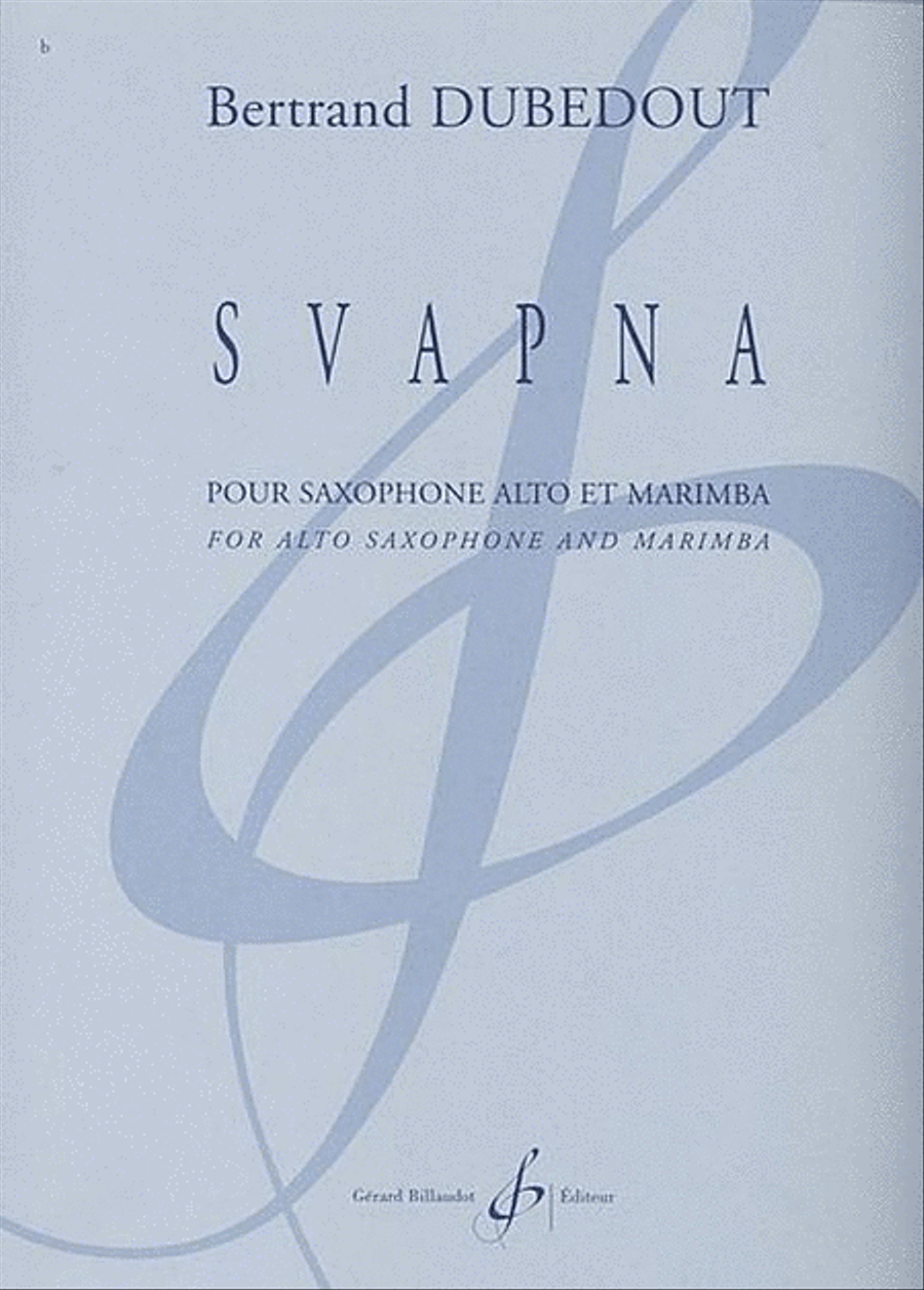 Svapna Alto Saxophone scores gallery preview page 1