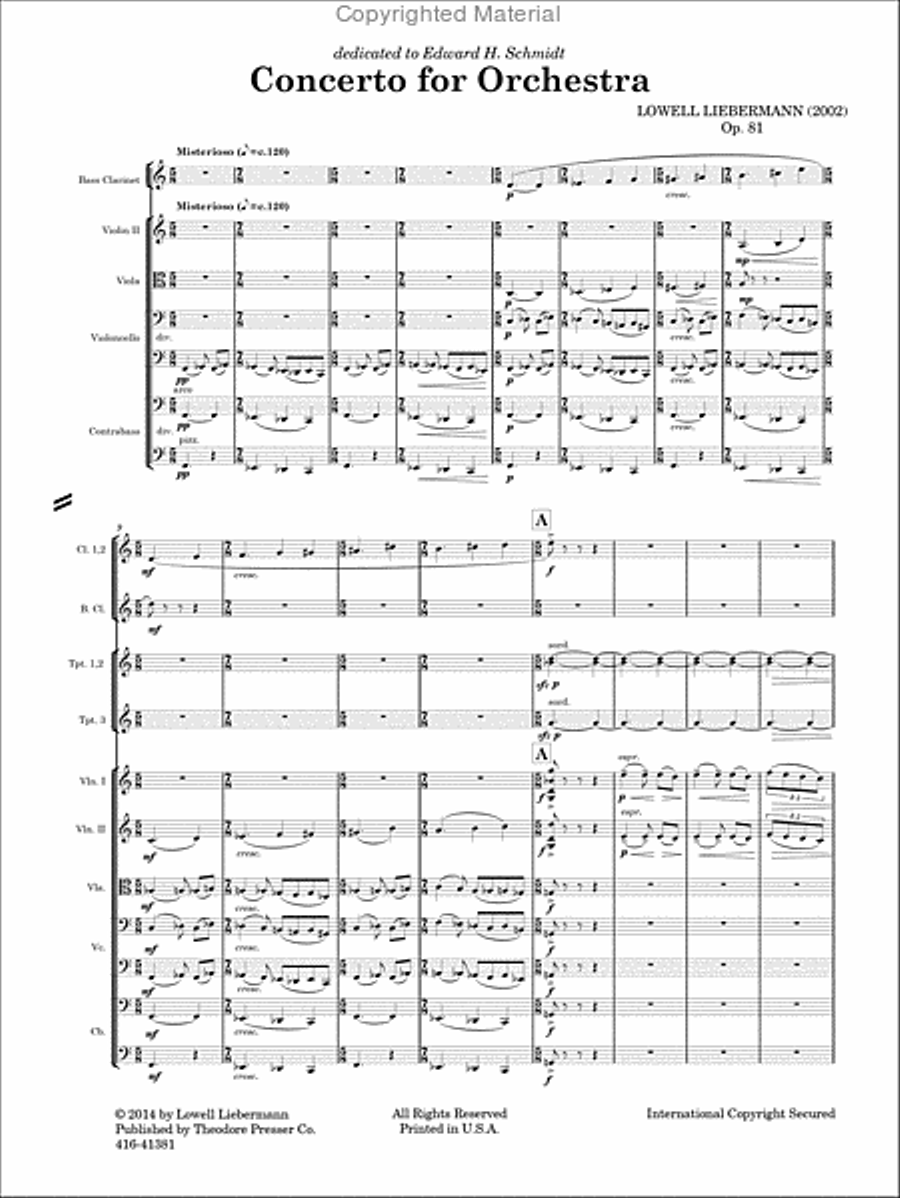 Concerto For Orchestra Concerto For Orchestra Orchestra scores gallery preview page 2