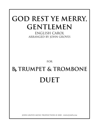 God Rest Ye Merry, Gentlemen - Trumpet & Trombone (Duet)