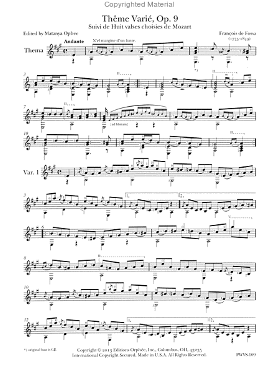 Theme Varie Chamber Music scores gallery preview page 2