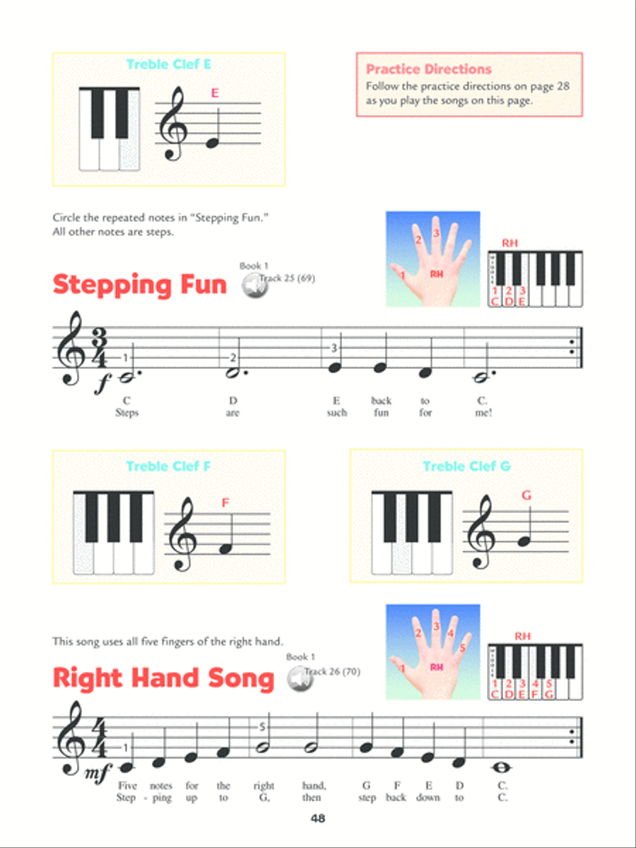 Alfred's Kid's Piano Course Complete Piano Method scores gallery preview page 7