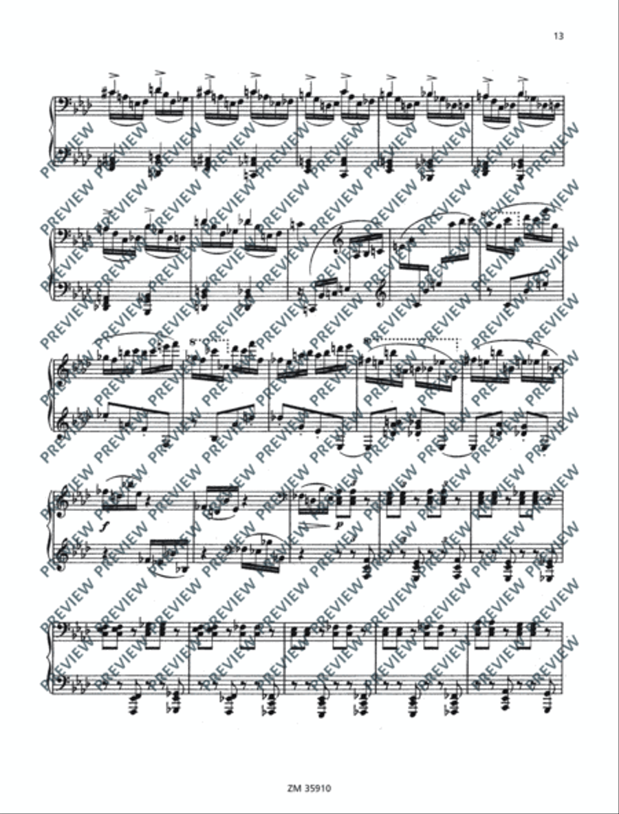 Charakterskizzen Piano Solo scores gallery preview page 14
