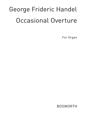 Book cover for Overture To The Occasional Oratorio