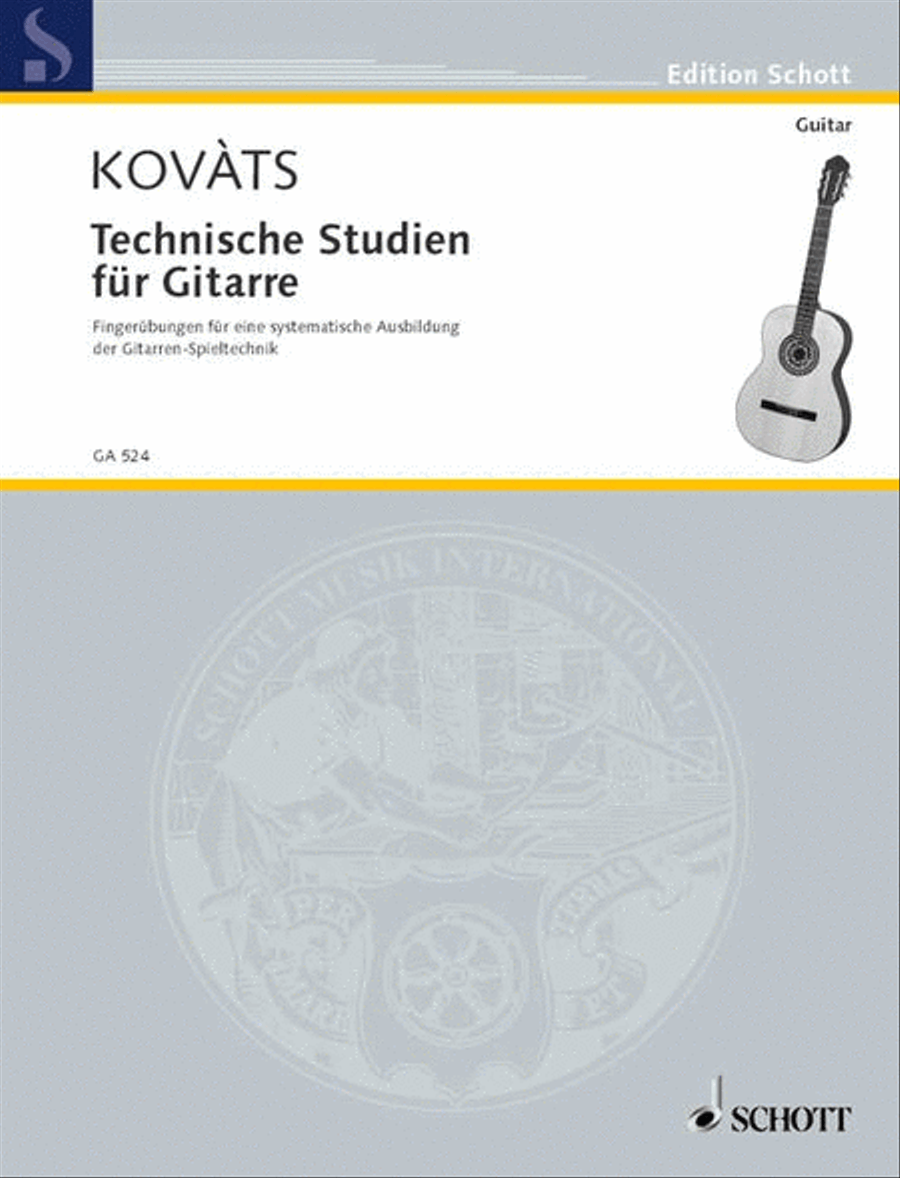 Technical Studies for Guitar Classical Guitar scores gallery preview page 1