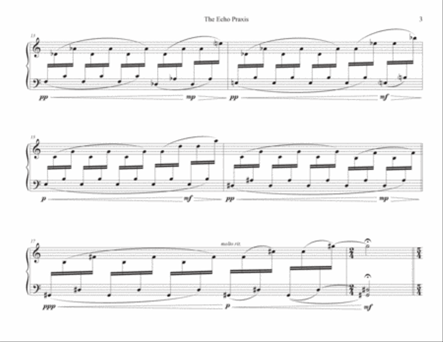 The Echo Praxis - V. Pentala Chamber Music scores gallery preview page 4