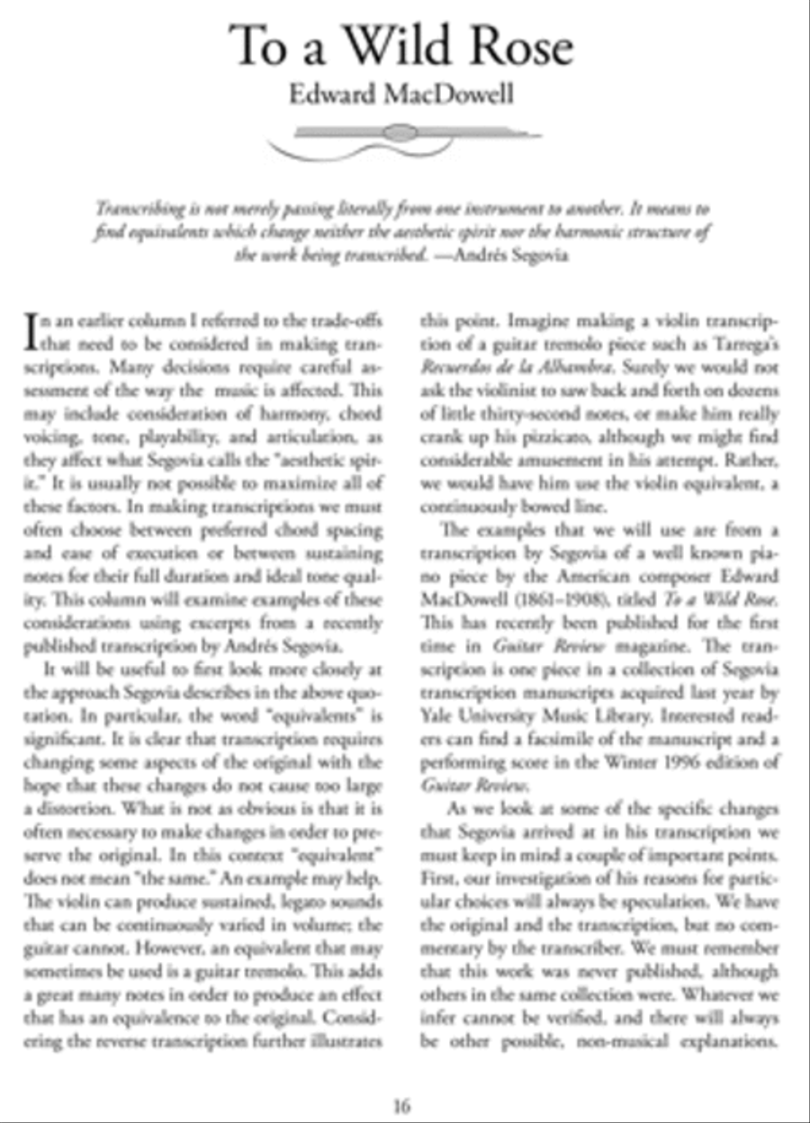 The Transcriber's Art The Transcriber's Art Acoustic Guitar scores gallery preview page 2