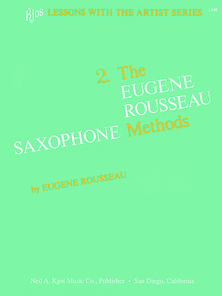 Book cover for Eugene Rousseau Saxophone Method, Book 2