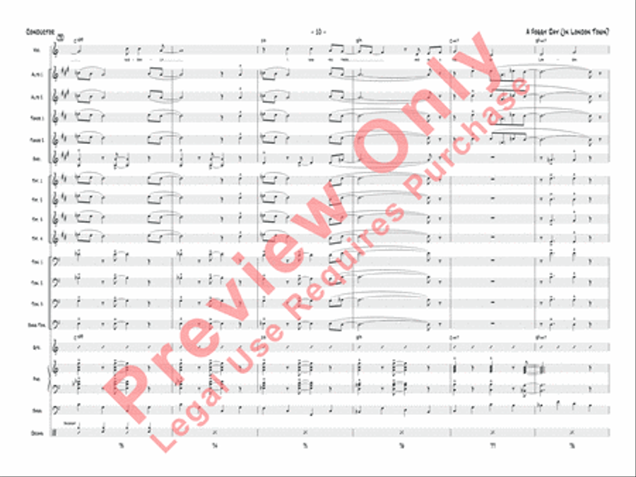 A Foggy Day (in London Town) Jazz Ensemble scores gallery preview page 11