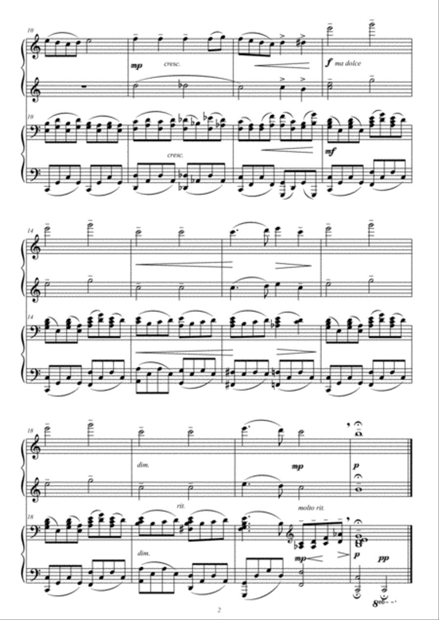 PIANO ALBUM a cuatro manos (for four hands) Piano Duet scores gallery preview page 4