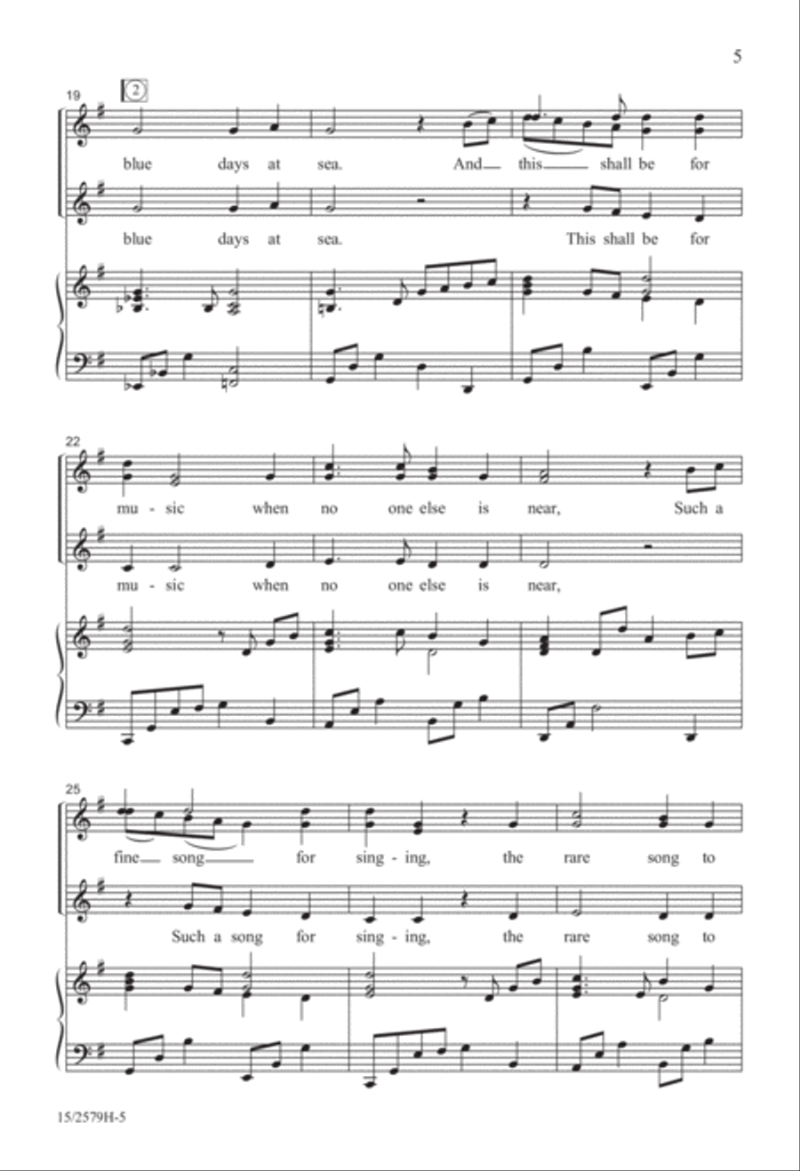 And This Shall Be For Music SSA scores gallery preview page 5