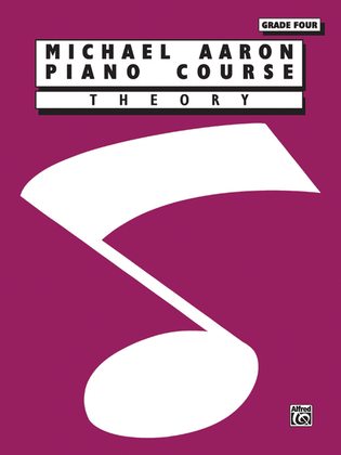 Book cover for Michael Aaron Piano Course Theory
