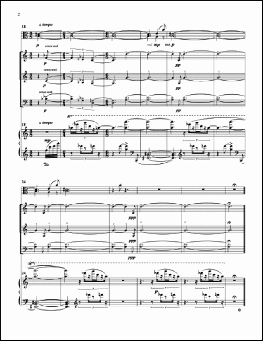 Dancing in Her Sleep Cello scores gallery preview page 4