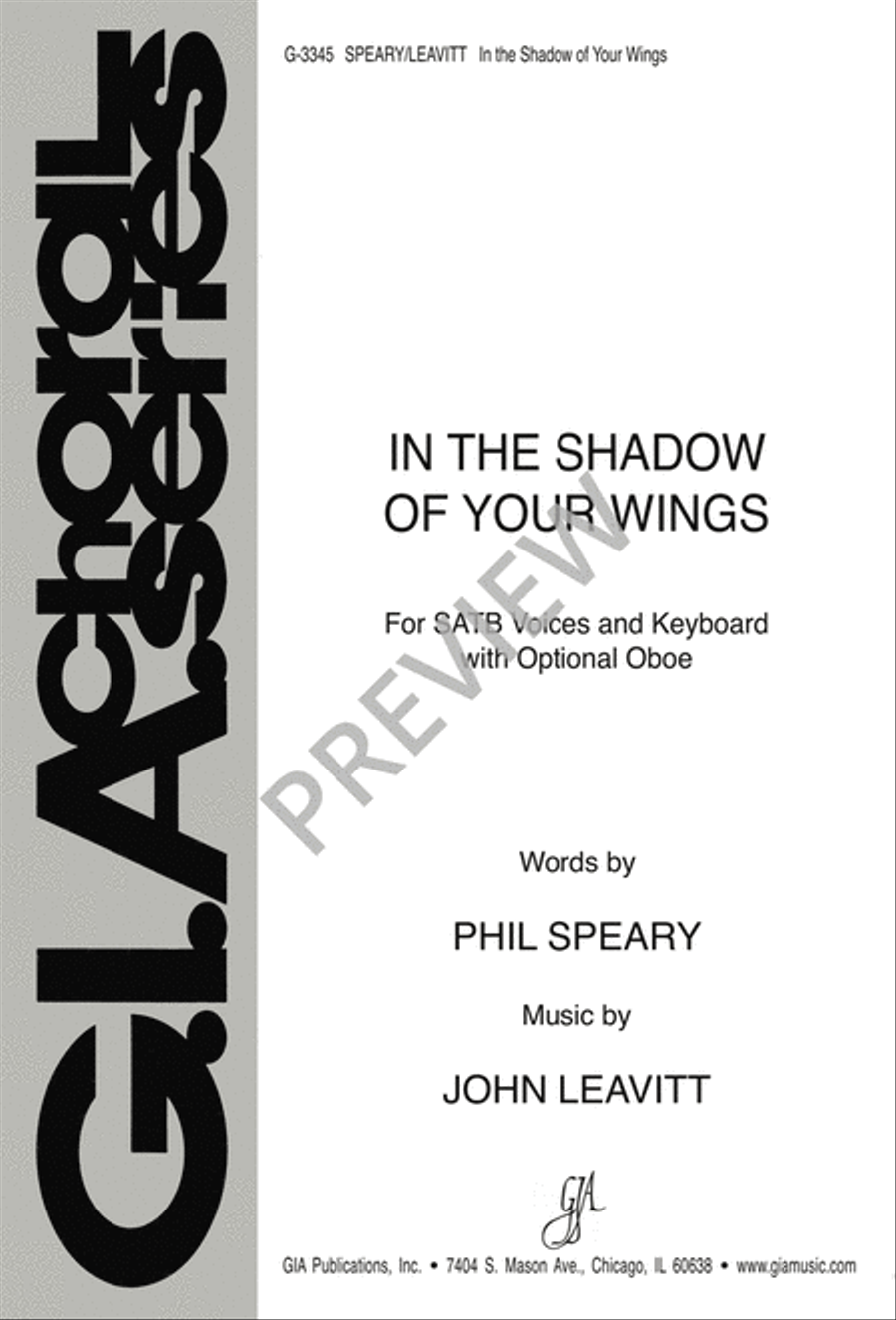 In the Shadow of Your Wings - SATB edition 4-Part scores gallery preview page 2
