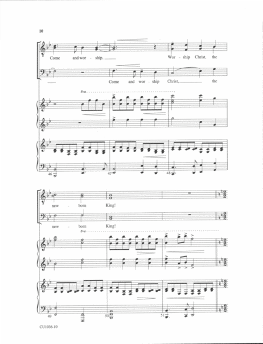 Angels from the Realms of Glory - TTBB TTBB scores gallery preview page 23